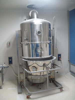 قیمت مناسب دستگاه دانه بندی مایع بستر نوع گرمایش بخار برای خشک کردن / پوشش آنلاین