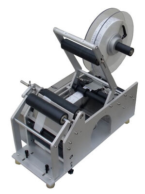 قیمت مناسب عملکرد آسان ماشین برچسب زدن نیمه اتوماتیک دقیق برای بطری گرد آنلاین