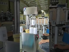 نوع کف اتوماتیک فلزی PET پلاستیکی قوطی آب بندی دستگاه غذا قوطی قلع درز