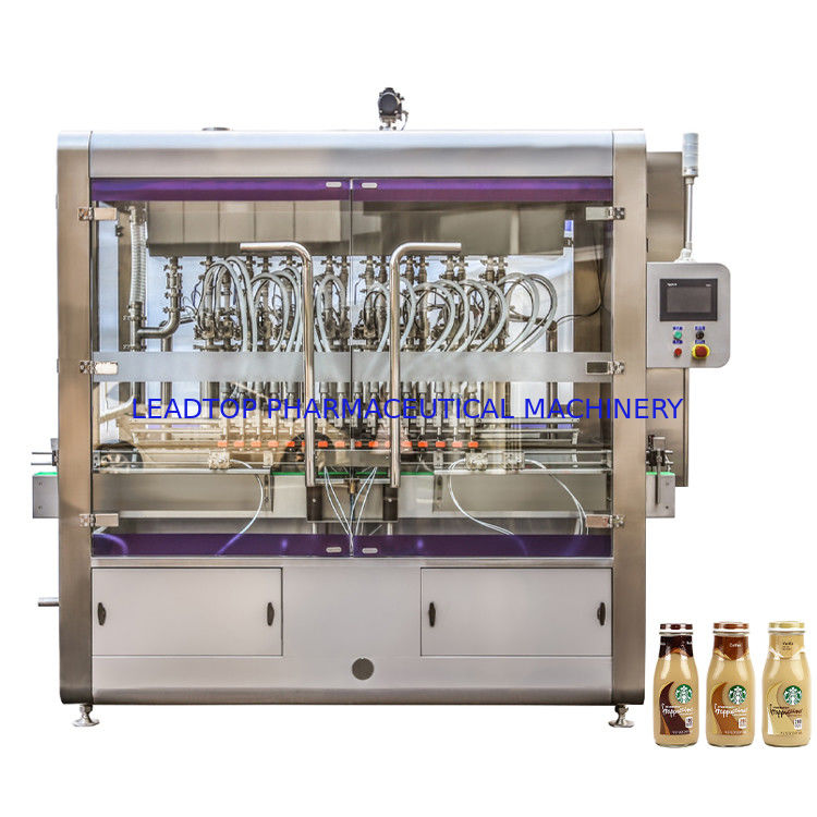 دستگاه پر کردن مایع چرخان فشار 650 کیلوگرم وزن 0.6MPa عملیات هوا برای 50-5000ml محدوده