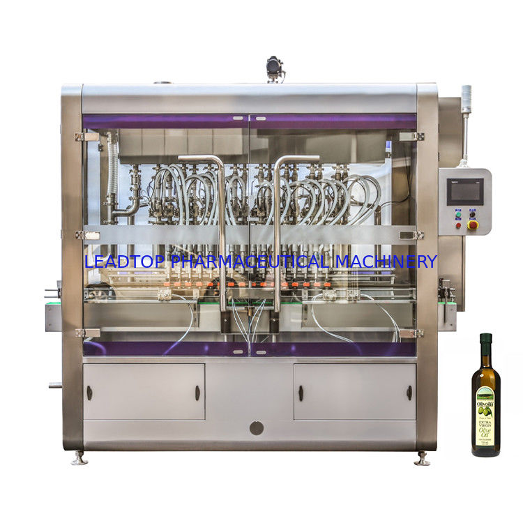 16-نوزل روتاری بطری مایع پرکننده با ظرفیت 50-5000ml CE / GMP / SGS / BV گواهینامه