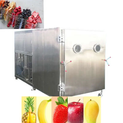 قیمت مناسب Industry Vacuum Freeze Dryer Machine Strawberry Fruit And Vegetable 120Kw 25kg / Batch آنلاین