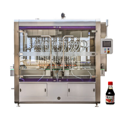 قیمت مناسب ظرفیت 6 Kw مایع پر کردن ماشین 16 نوزل بطری پر کننده CE / GMP گواهینامه آنلاین