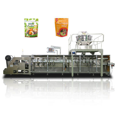 قیمت مناسب Fully Automatic Double Sachet Form Fill Seal Washing Powder Chemical High Speed Horizontal multifunctional packaging machine آنلاین
