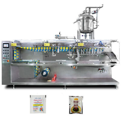 قیمت مناسب Roll Film Standup Pouch Top Spout Doypack Milk Tea Filling Horizontal multifunctional packaging machine آنلاین