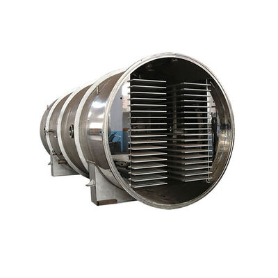 قیمت مناسب دستگاه خشک کن انجمادی خلاء صنعتی پایدار و بادوام با ظرفیت ۱۵ کیلوگرم در بچ، فاصله قفسه ۷۰ میلی‌متر و عملکرد صفحه لمسی آنلاین