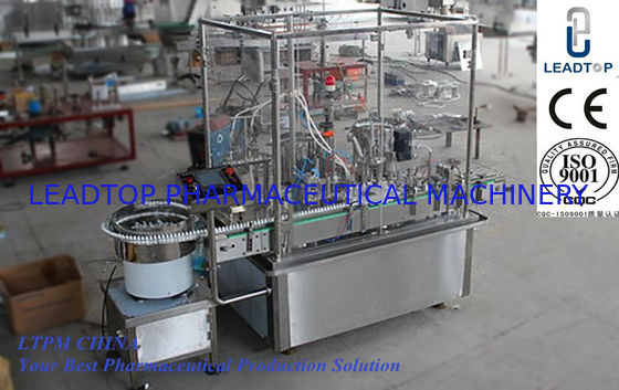 قیمت مناسب دستگاه پرکن اتوماتیک بطری مایع با کنترل PLC 10-40 بطری در دقیقه آنلاین