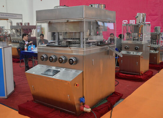 قیمت مناسب دستگاه پرس قرص چرخشی گرد / نامنظم با ایستگاه 37 قابل تنظیم آنلاین