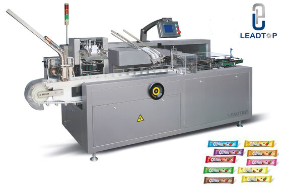 قیمت مناسب بسته بندی کیسه های نوع بالش صفحه نمایش لمسی دستگاه کارتن سازی خودکار آنلاین